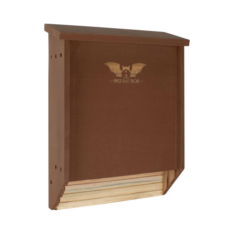 WildYard BIGBATBOX Wooden Large Bat House for Outdoors - 2 Chamber, Brown, Fits Up to 75 - Proven Backyard Bat Box Kit Design for Attraction - Image 1